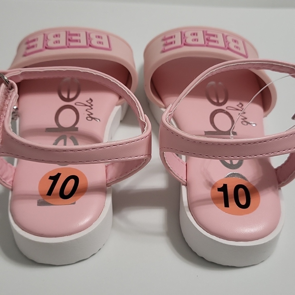 NWOT Bebe Kids Light Pink Sandals - Picture 3 of 9